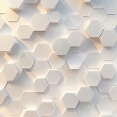 Wall Mural - Hexagon Wall Pattern.