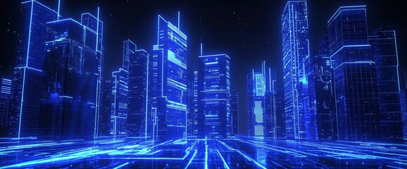 An abstract technology background representing an unlimited data storage concept.
