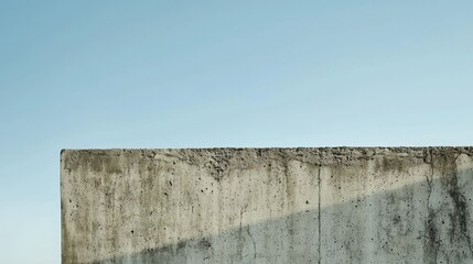 Poster - The wall is covered in white plaster and has a copy space and mockups on it