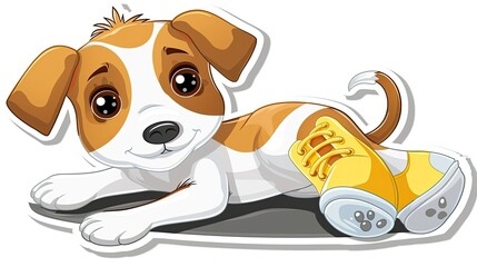 Canvas Print - Cute puppy