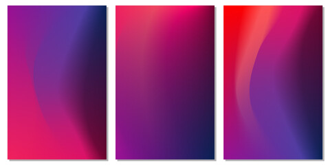 Tech colourful dark mesh background collection for poster or mobile application wallpaper.