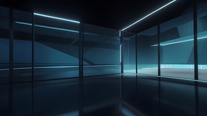 News Background Loop 02 is a sleek stock motion graphics video that shows a monochromatic blue background.  Generative AI