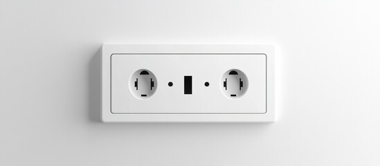 White Electrical Outlet on a Wall