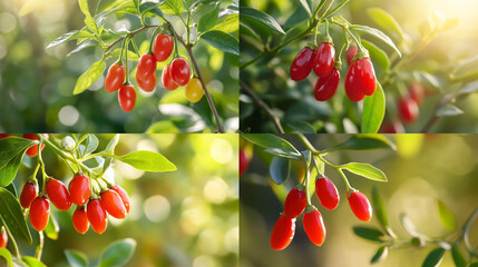 Sticker - red and yellow flowers