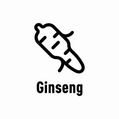 Poster - Ginseng element vector information sign