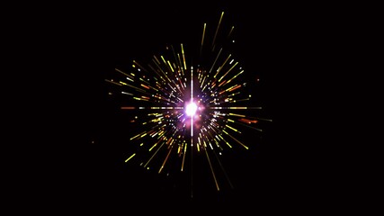 abstract hyperspace jump going and back digital design concept. cryptocurrency blockchain network co