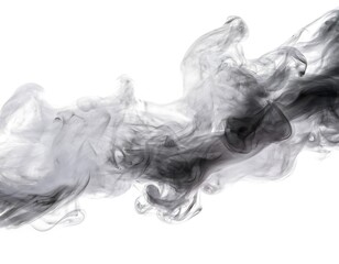 Wall Mural - vector realistic isolated smoke effect decoration covering white background