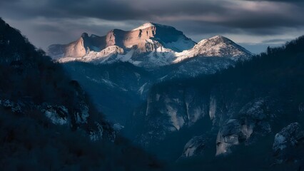 Photo of the Ural Mountains in the afternoon