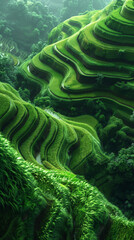 Wall Mural - Terraced rice field in Mu Cang Chai, Vietnam