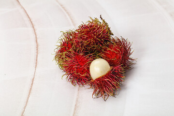 Wall Mural - Sweet and juicy tropical rambutan