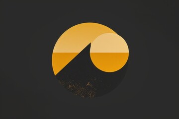 Aufkleber - A vector artist creates a minimalist design for a sun logo