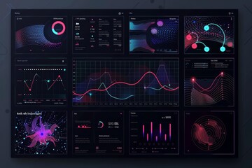 Poster - Charts and analytics provide visual illustrations of data