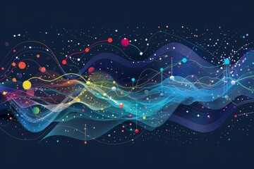 Leinwandbilder - Data science uncovers patterns within complex data sets