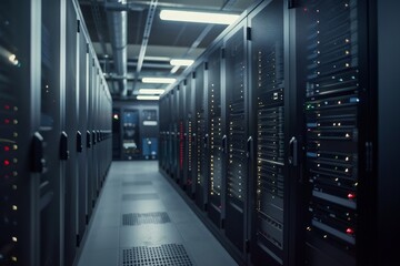 Fototapete - Developers leverage cloud computing for scalable solutions