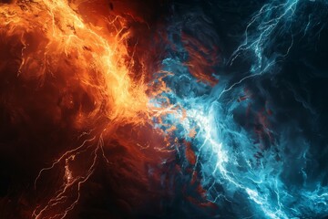 Poster - Electric gradients melting into each other