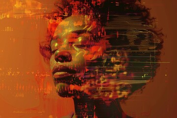 Aufkleber - An illustrator experiments with textures in their digital artwork