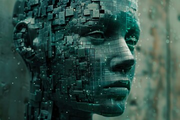 Fototapete - An intelligence leak threatens to disrupt the digital ecosystem