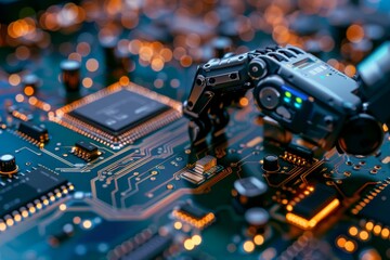Fototapete - An online platform revolutionizes machine learning accessibility