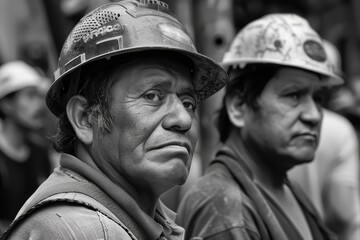 Poster - Conveying the spirit of community and solidarity among workers