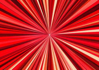 Wall Mural - beautiful, modern, red light spreading in a straight line from the center