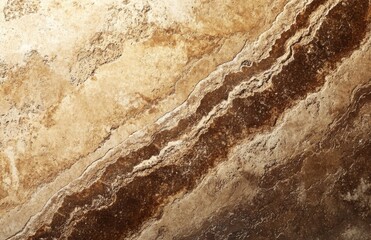 Wall Mural - The background consists of an old brown grunge texture with vignette borders and a marbled scratched design of old sandstone.