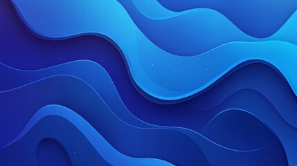 Wall Mural - Light blue smooth wave background. Modern soft color wave pattern. Blue smooth wave on white background. Dynamic sound wave. Design element.