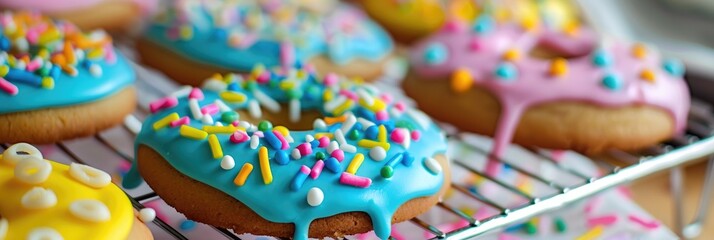 Poster - Homemade clay cookies for birthdays