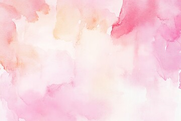 Wall Mural - Abstract background with color splashes in pink watercolor