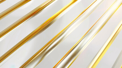 Golden Lines on a White Background with Subtle Gradient