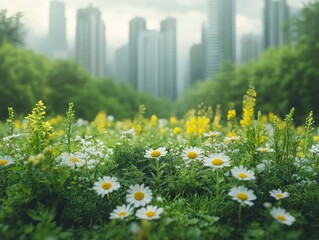 flowers in the park