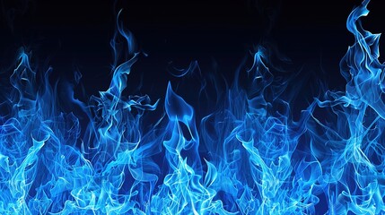 Decor_Wallpaper_aesthetic_blue_flames_backgrou