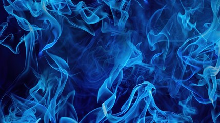 Decor_Wallpaper_aesthetic_blue_flames_backgrou