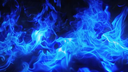 Decor_Wallpaper_aesthetic_blue_flames_backgrou