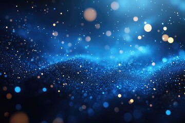 abstract blue sparkle background. perfect for a website, presentation, or social media post.