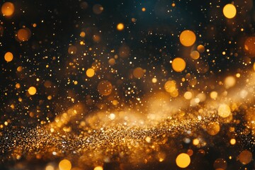 Wall Mural - Abstract background with bokeh lights. Perfect for adding a touch of sparkle to your design projects.