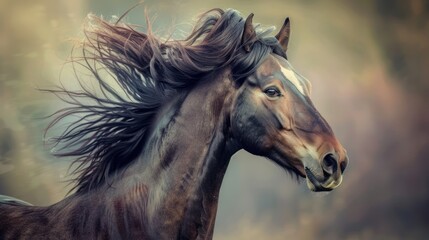 Naklejka na meble Majestic Horse Portrait