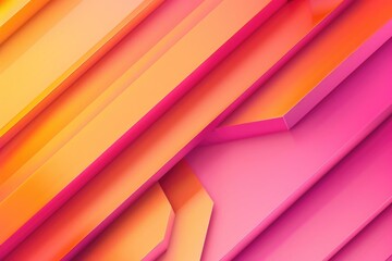 Wall Mural - A close-up shot of a pink and orange background, perfect for use in graphic design or as a visual element in digital projects