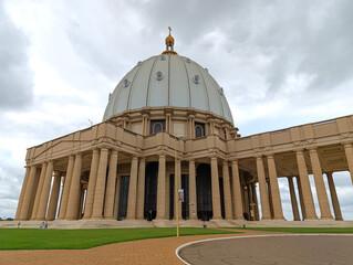 dome of the cathedral, Basilica of Our Lady of Peace in Yamoussoukro, Ivory Coast