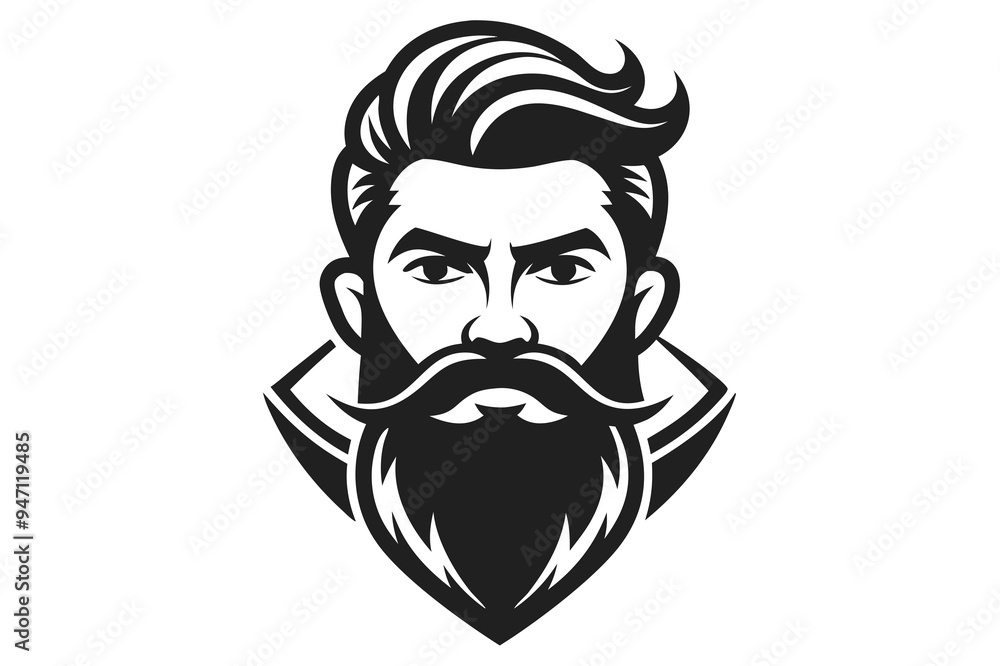 Barbershop logo template