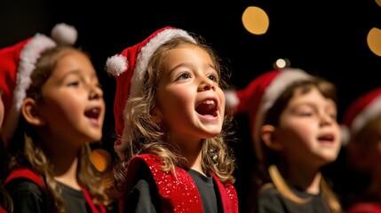 Children Singing Christmas Carols