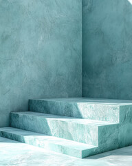 Canvas Print - Blue Marble Steps.