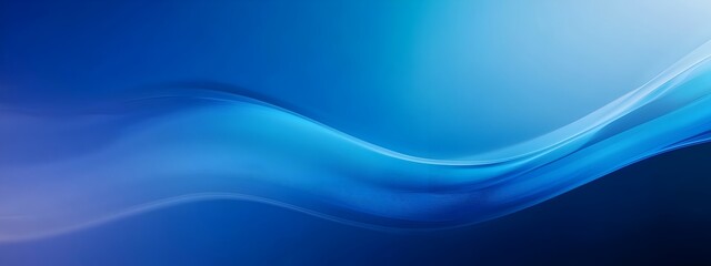 Fototapete - Captivating Abstract Blue Gradient Background with Minimalist Empty Space Design