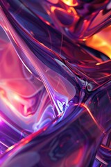 Poster - Close-up shot of an abstract purple and red background