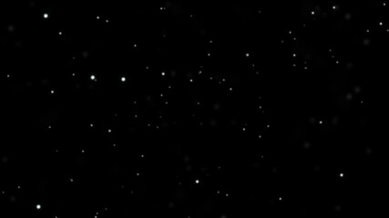 Wall Mural - Starfield background. Seamless looping animation flying through stars in outer space.