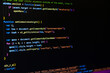 © Hasib - Programming code abstract screen of software developer. Computer script