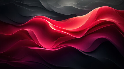 Liquid Paint Of Red and Black Wavy Soft Texture Vibrant Art Background