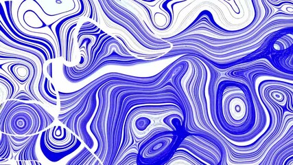 Wall Mural - Abstract fluid and wave background in blue color