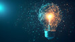 © Termux - A glowing lightbulb made of connected lines, representing innovation and new ideas.
