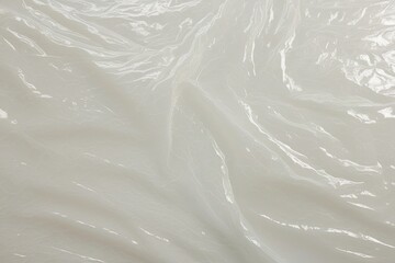 Milky Plastic Texture Layer with Faint Clouded Surface Pattern