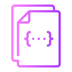 Sticker - css gradient icon